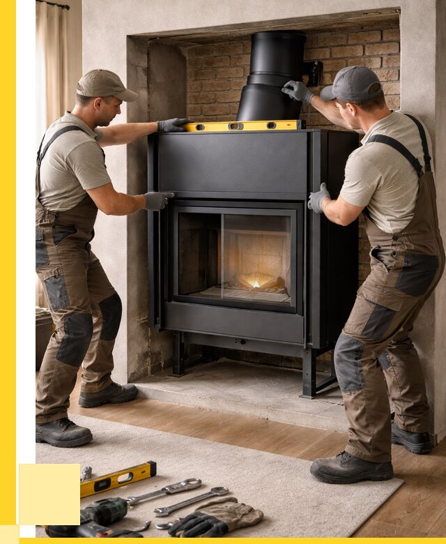 Установка каминных топок в Гагарине под ключ от 18727 р. | ЭриданГгр