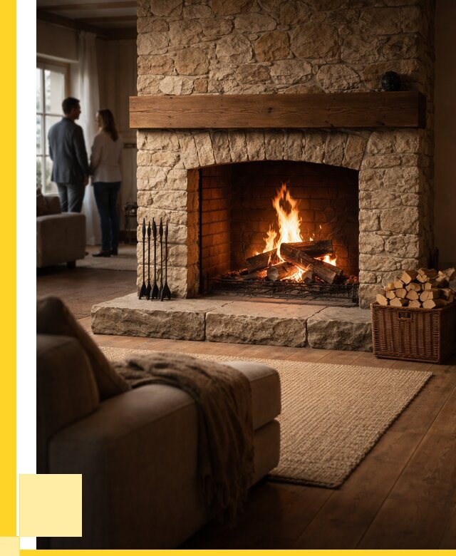 Открытые камины под ключ в Гагарине от 156060 р. ЭриданГгр