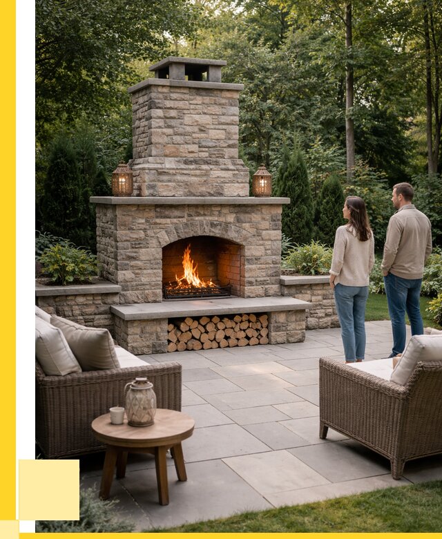 Уличные камины из кирпича в Гагарине от 156060 р. | ЭриданГгр