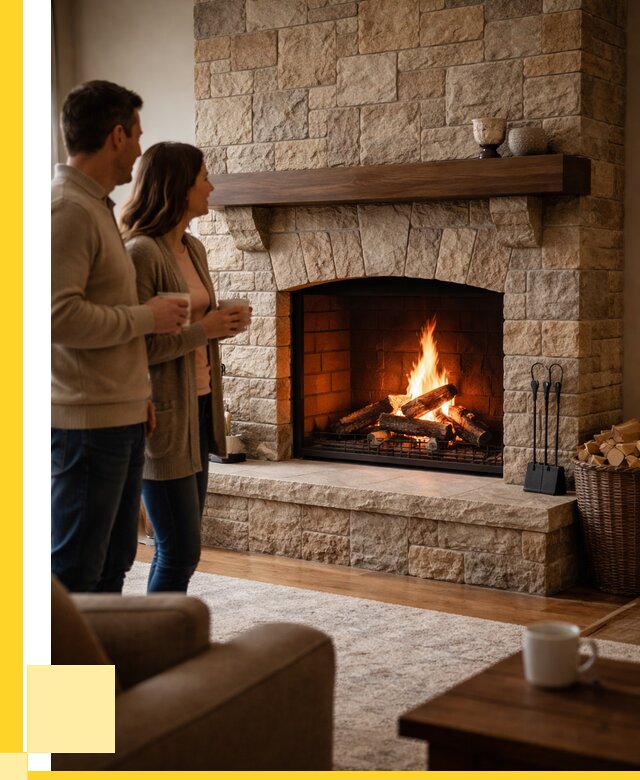 Каменные камины на заказ в Гагарине от 187272 р. | ЭриданГгр