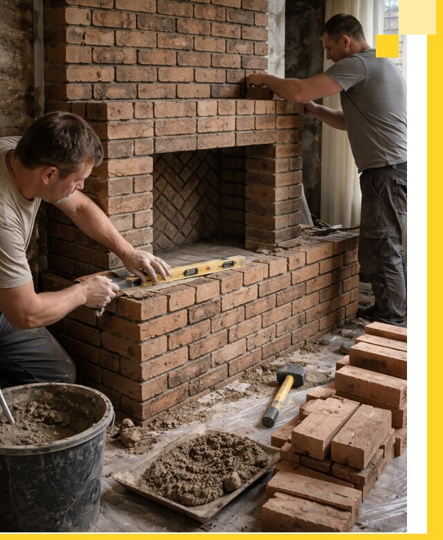 Изготовление и установка кирпичных каминов в Гагарине