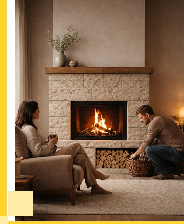 Камины для дома в Гагарине под ключ от 156060 р. | ЭриданГгр