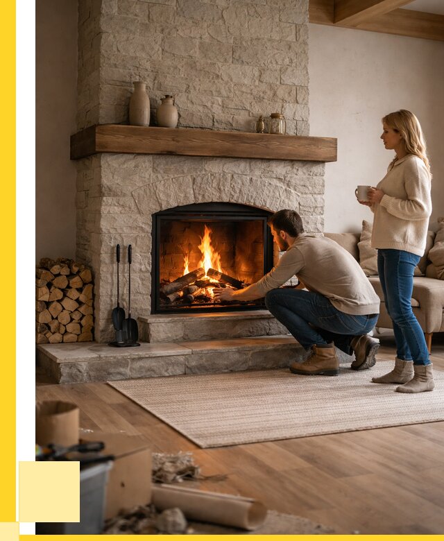 Камины для загородного дома в Гагарине от 364140 р., ЭриданГгр