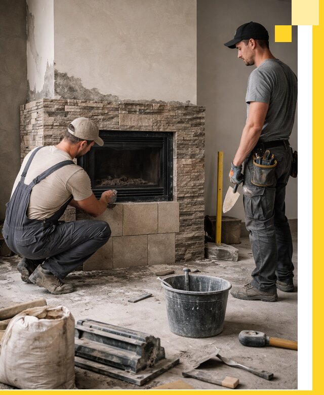 Камины под ключ в Гагарине: проект, изготовление и монтаж