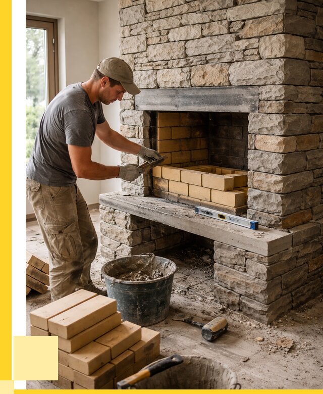 Кладка каминов и камина в Гагарине от 26010 р. ЭриданГгр