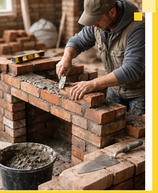 Кладка каминов под ключ в Гагарине профессиональная отделка и монтаж