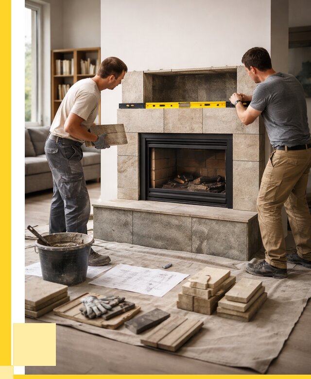 Монтаж каминов и установка в Гагарине от 46818 р. | ЭриданГгр