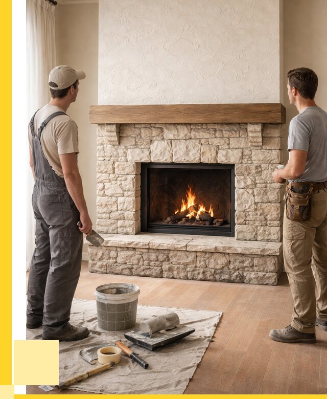 Отделка каминов в Гагарине от 6763 р. под ключ | ЭриданГгр