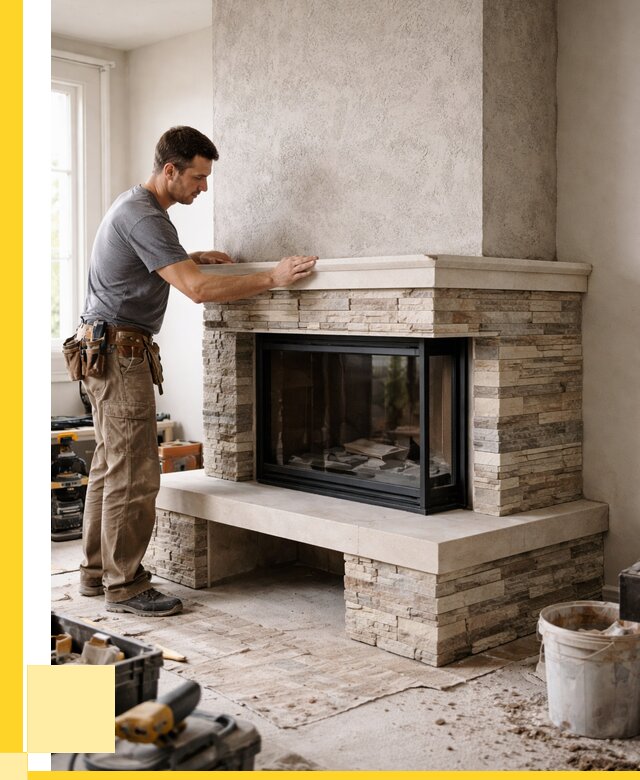 Изготовление каминов под ключ в Гагарине от 156060 р. | ЭриданГгр