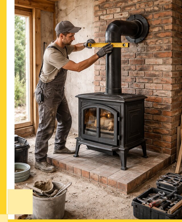 Монтаж печей установка банной печи в Гагарине от 15606 р. | ЭриданГгр