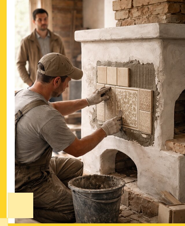 Отделка печей и банных печей в Гагарине от 36414 р. | ЭриданГгр