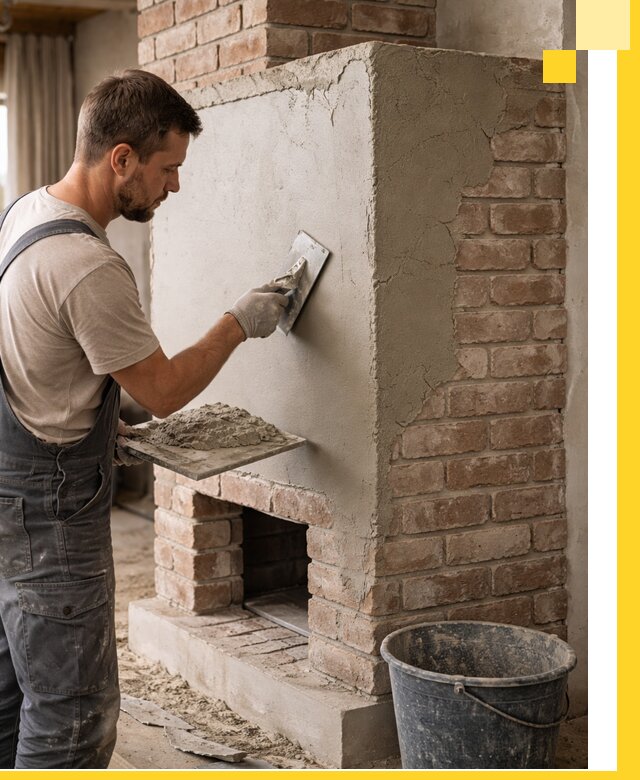 Отделка печей и облицовка каминов в Гагарине под ключ