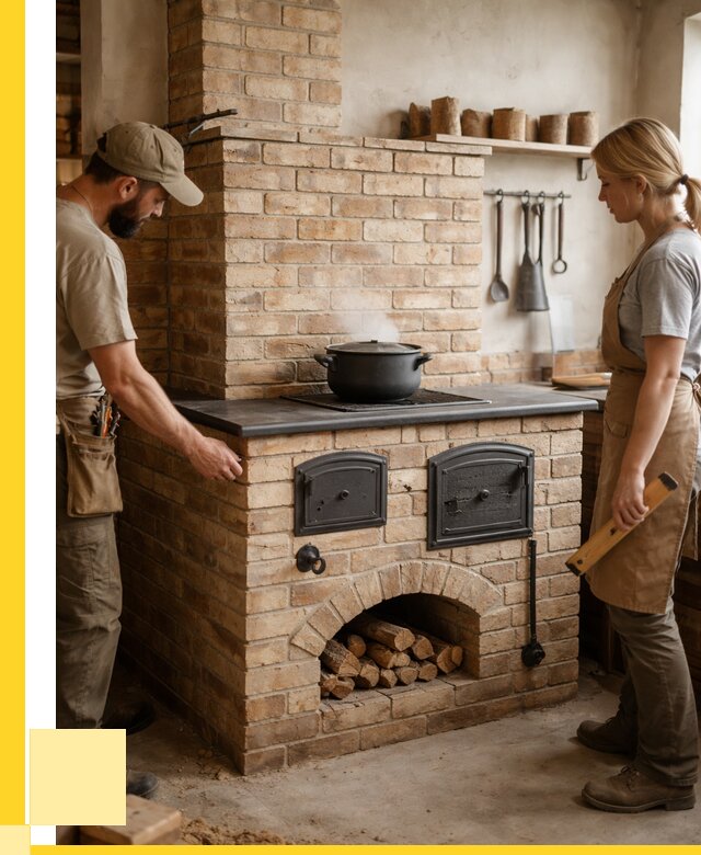 Варочно отопительные печи в Гагарине от 93636 р. | ЭриданГгр