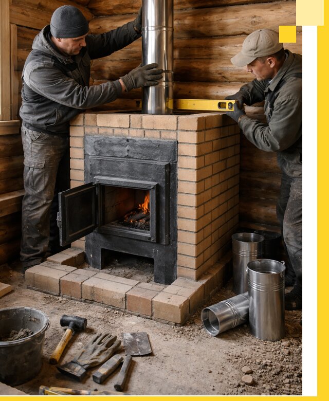 Проектирование, изготовление и установка банных печей в Гагарине