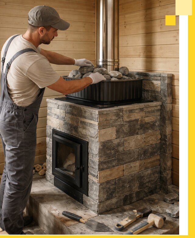 Печи для парной в Гагарине, производство, монтаж и обслуживание