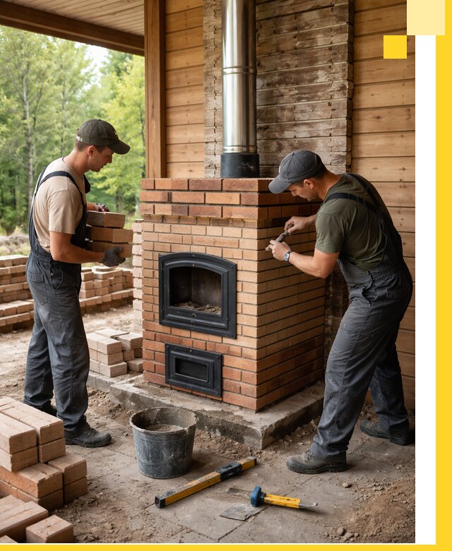 Производство и установка дачных печей под ключ в Гагарине