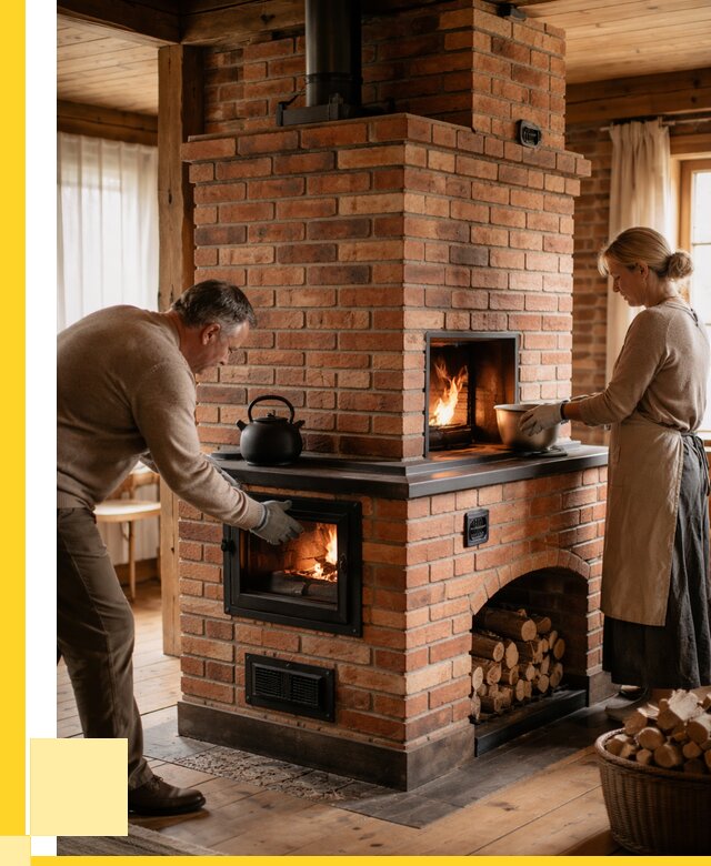 Печи для загородного дома под ключ в Гагарине от 83232 р. | ЭриданГгр