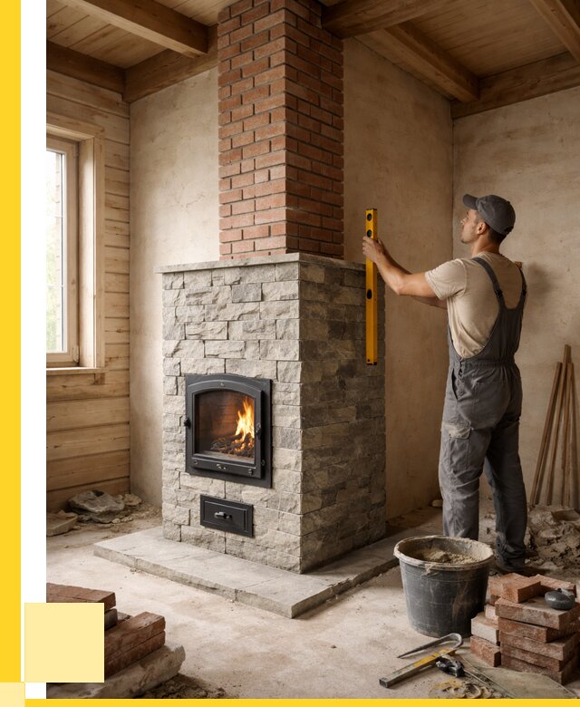 Печи и дымоходы под ключ в Гагарине от 46818 р., ЭриданГгр