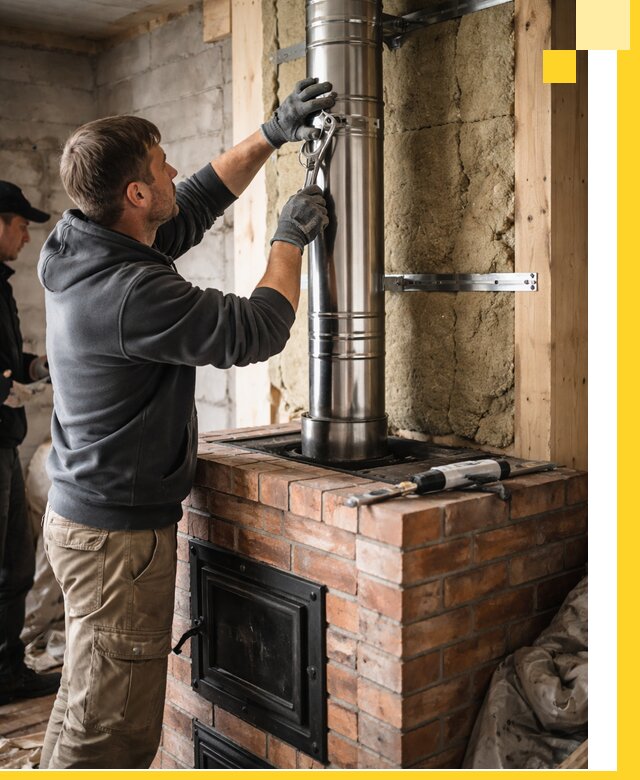Изготовление и монтаж печей и дымоходов под ключ в Гагарине