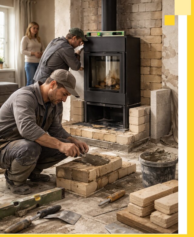 Печи и камины под ключ: проект, установка в Гагарине