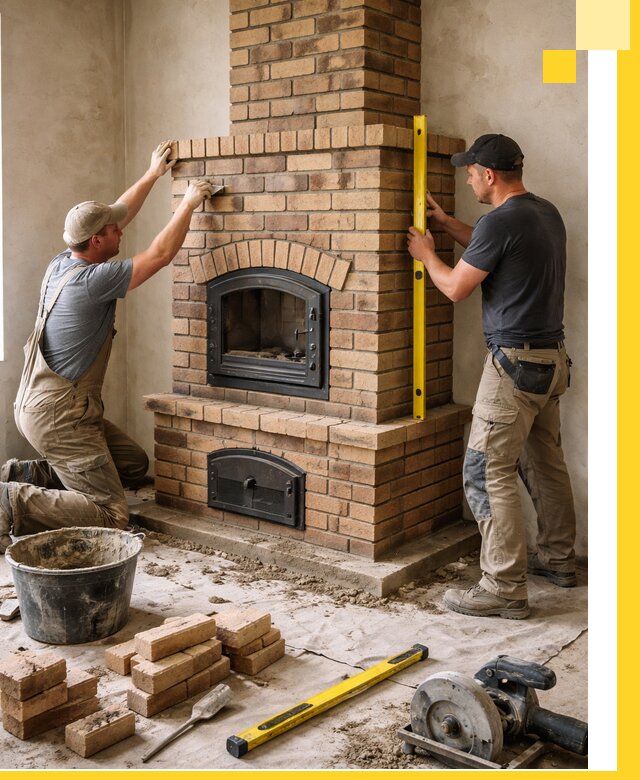 Продажа и установка печей и каминов для дома под ключ в Гагарине