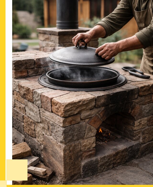 Печи для казана в Гагарине по цене от 18727 р. | ЭриданГгр