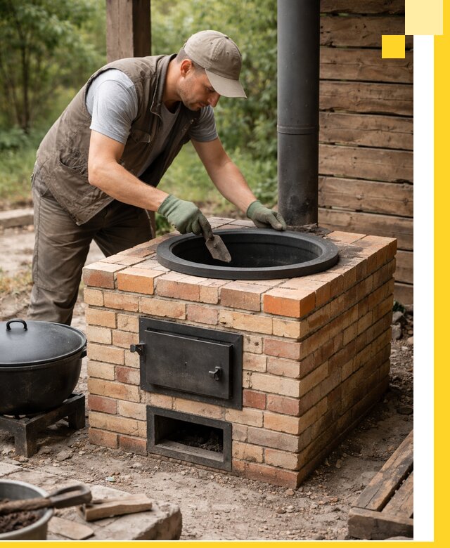 Изготовление и установка печей для казана в Гагарине под ключ