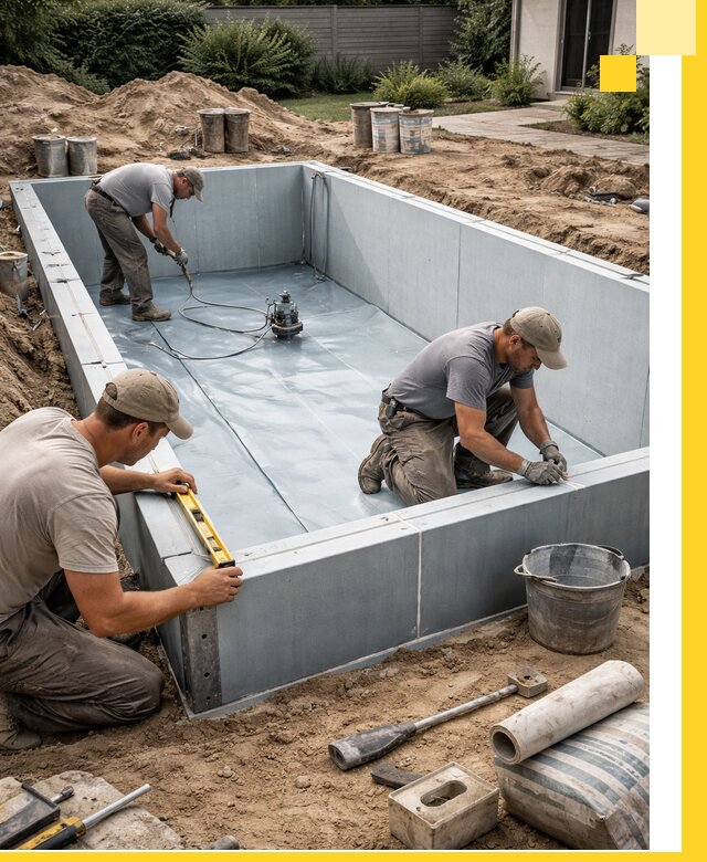 Профессиональный монтаж бассейнов под ключ в Гагарине с гарантией