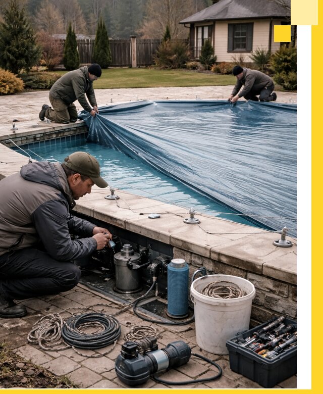 Консервация бассейнов в Гагарине: подготовка к длительному хранению