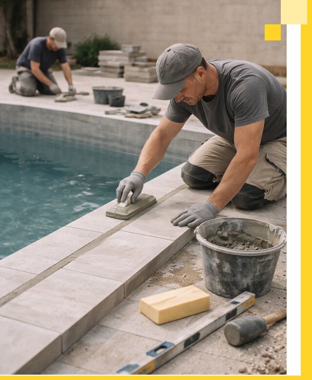 Отделка бассейнов в Гагарине: декоративная отделка и гидроизоляция