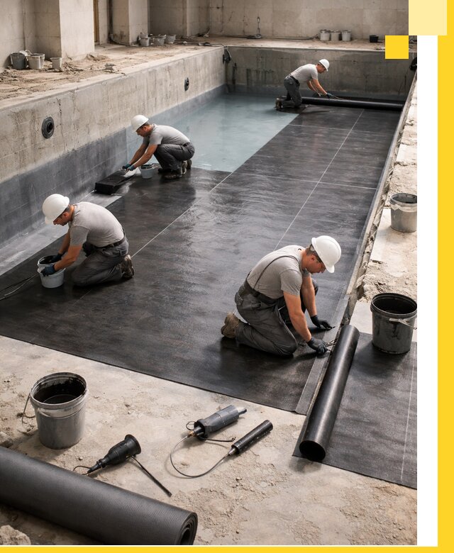Профессиональная гидроизоляция бассейнов и чаш в Гагарине под ключ