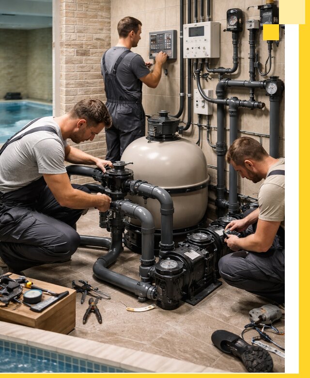 Комплексное оборудование для бассейнов под ключ в Гагарине