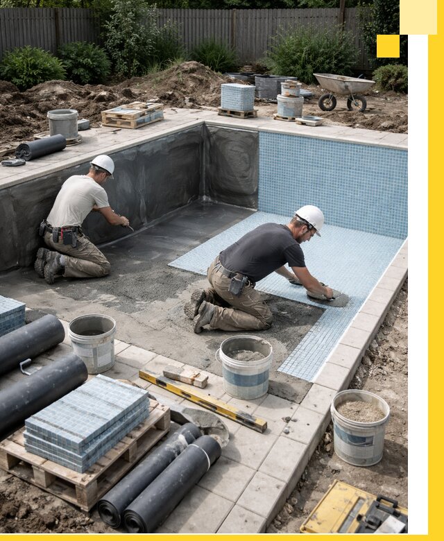 Проектирование и строительство стационарных бассейнов в Гагарине