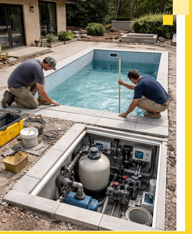 Строительство качественных домашних бассейнов под ключ в Гагарине