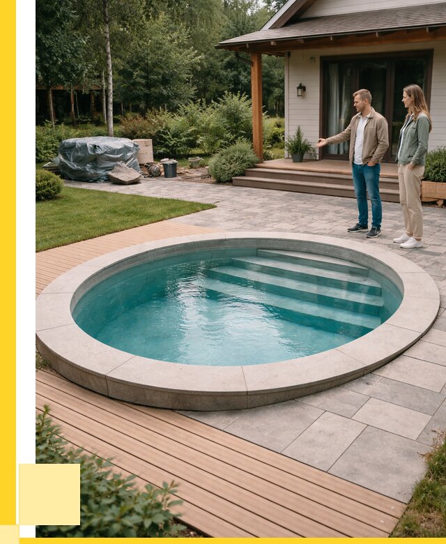 Бассейн на даче под ключ в Гагарине от 208080 р., ЭриданГгр