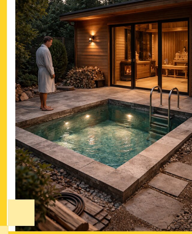 Бани с бассейном под ключ в Гагарине от 98838 р. | ЭриданГгр