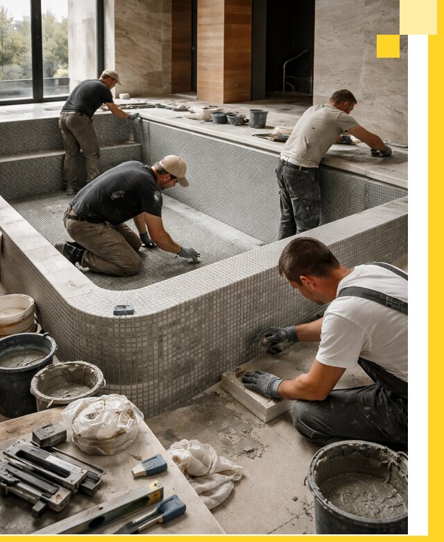 Строительство и установка СПА бассейнов под ключ в Гагарине