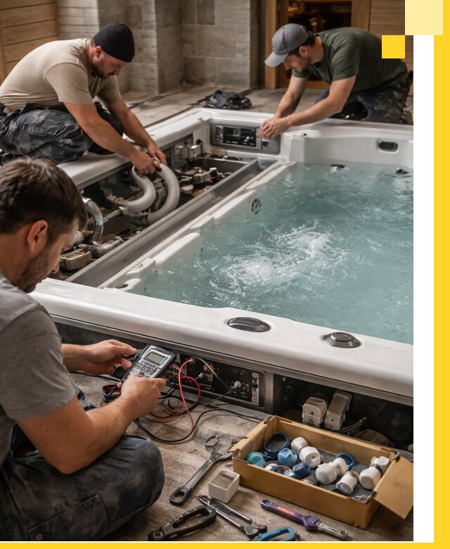 Гидромассажные бассейны под ключ в Гагарине, дизайн и монтаж