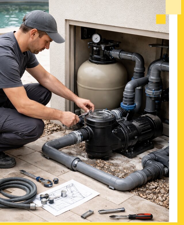 Поставка, монтаж и сервис насосов для бассейнов в Гагарине