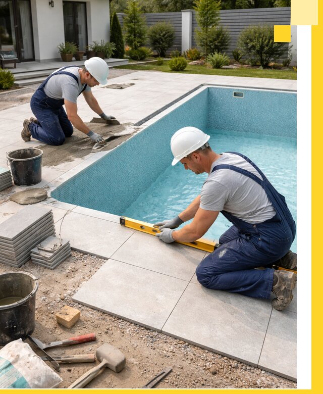 Строительство и монтаж плавательных бассейнов под ключ в Гагарине