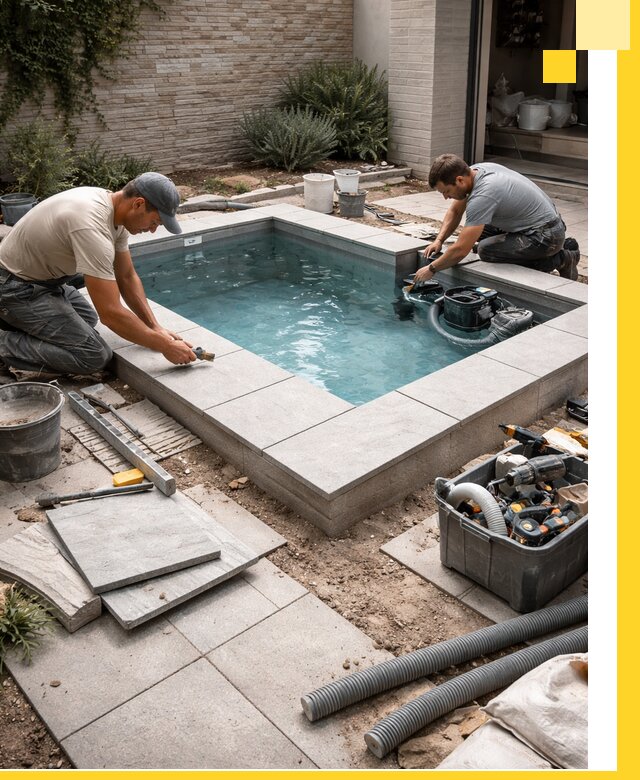 Мини бассейны под ключ в Гагарине, дизайн и установка