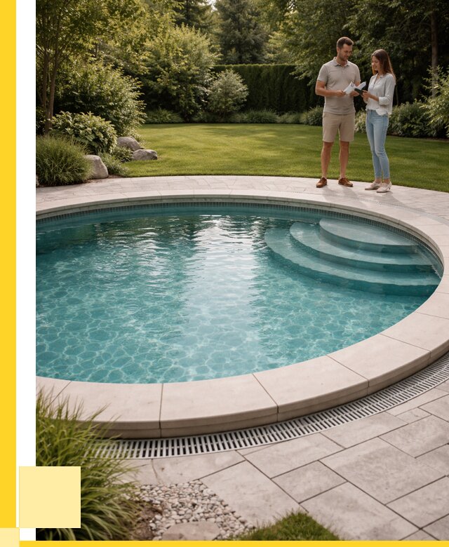 Круглые каркасные бассейны купить в Гагарине от 260100 р. | ЭриданГгр