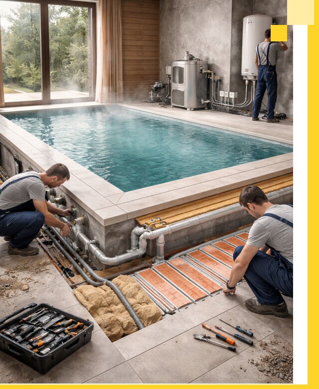 Проектирование и строительство тёплых бассейнов в Гагарине