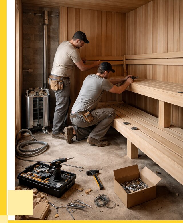 Монтаж саун под ключ в Гагарине от 124848 р. | ЭриданГгр