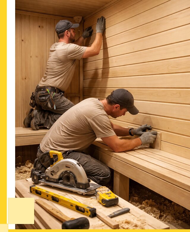 Обшивка саун вагонкой в Гагарине от 2601 р. | ЭриданГгр