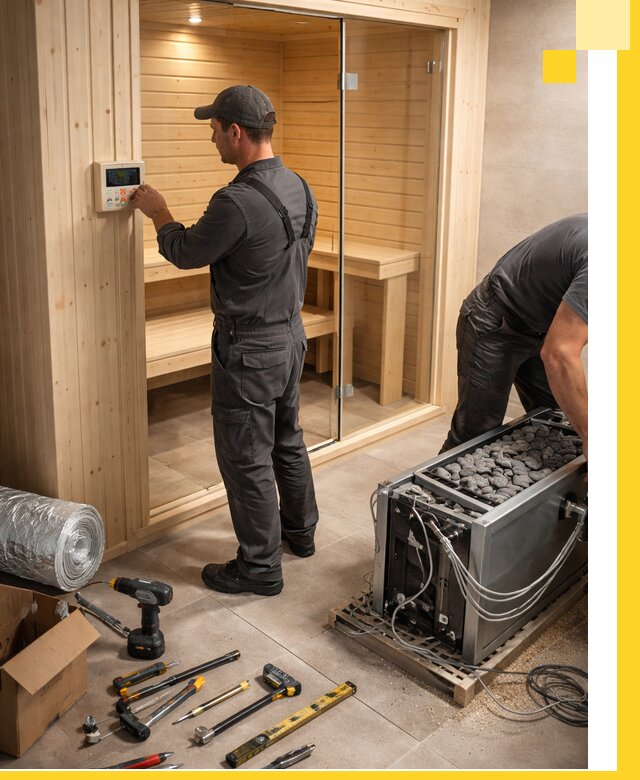 Поставка, установка и монтаж электрических саун в Гагарине