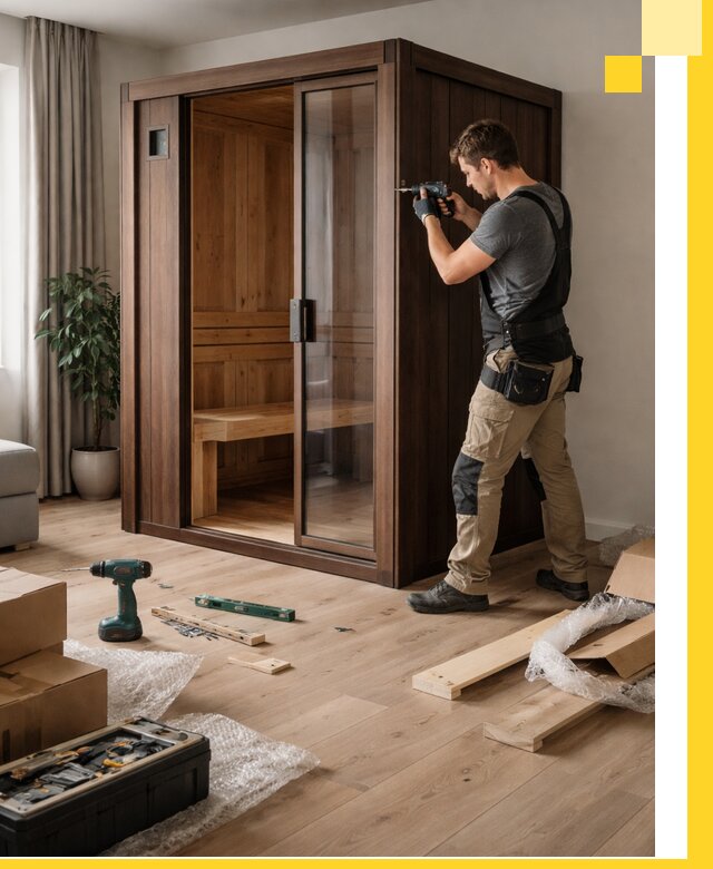 Установка и производство мини саун под ключ в Гагарине