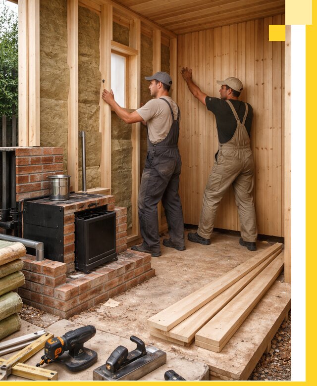 Строительство и установка дачных саун под ключ в Гагарине