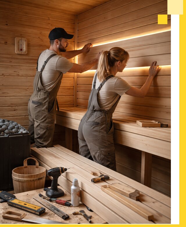 Дизайн саун и бань под ключ с индивидуальным проектом в Гагарине