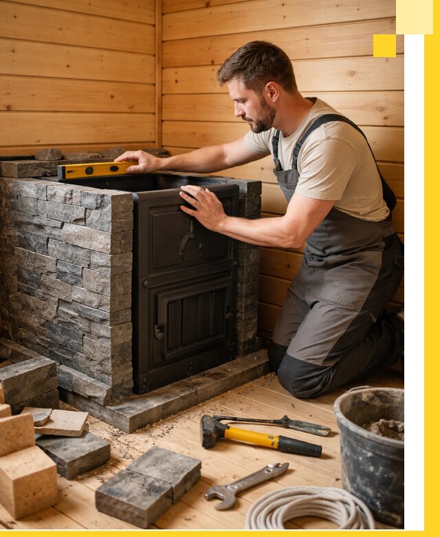 Производство и установка печей для саун под ключ в Гагарине